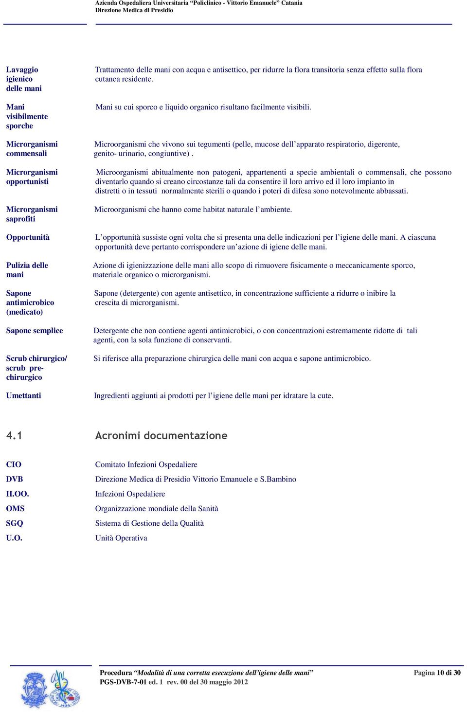 Microrganismi Microorganismi che vivono sui tegumenti (pelle, mucose dell apparato respiratorio, digerente, commensali genito- urinario, congiuntive).