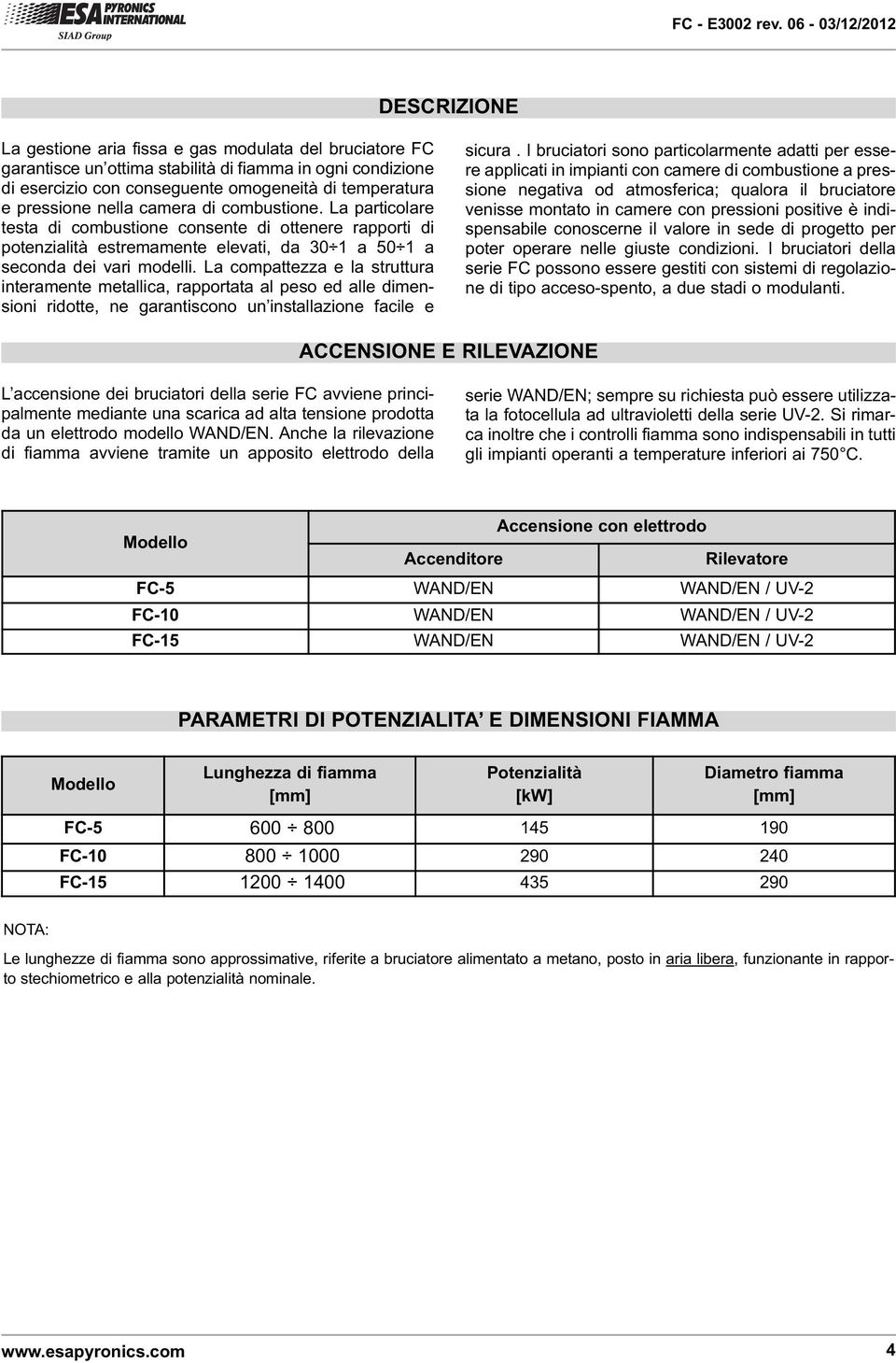 La compattezza e la struttura interamente metallica, rapportata al peso ed alle dimensioni ridotte, ne garantiscono un installazione facile e sicura.