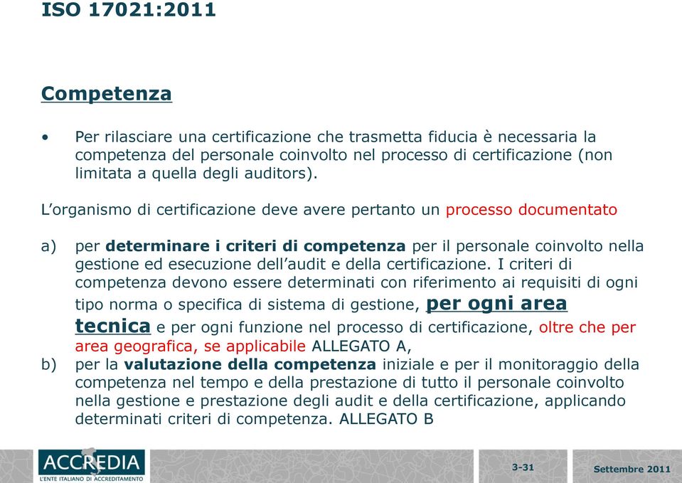 certificazione.