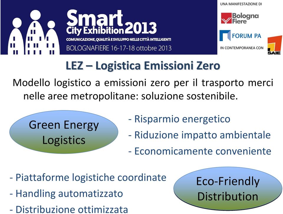 Green Energy Logistics Risparmio energetico Riduzione impatto ambientale