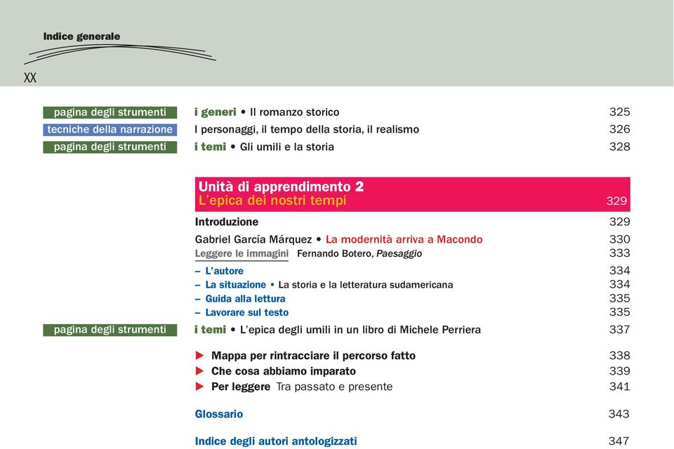 situazione La storia e la letteratura sudamericana 334 335 335 i temi L epica degli umili in un libro di Michele Perriera 337 Mappa per