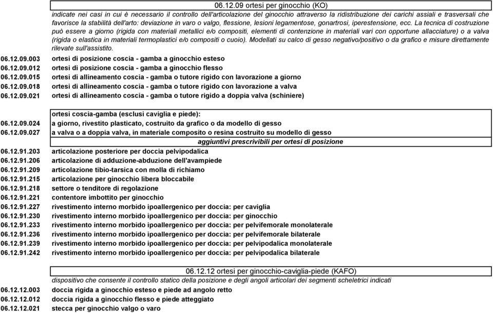 stabilità dell'arto: deviazione in varo o valgo, flessione, lesioni legamentose, gonartrosi, iperestensione, ecc.