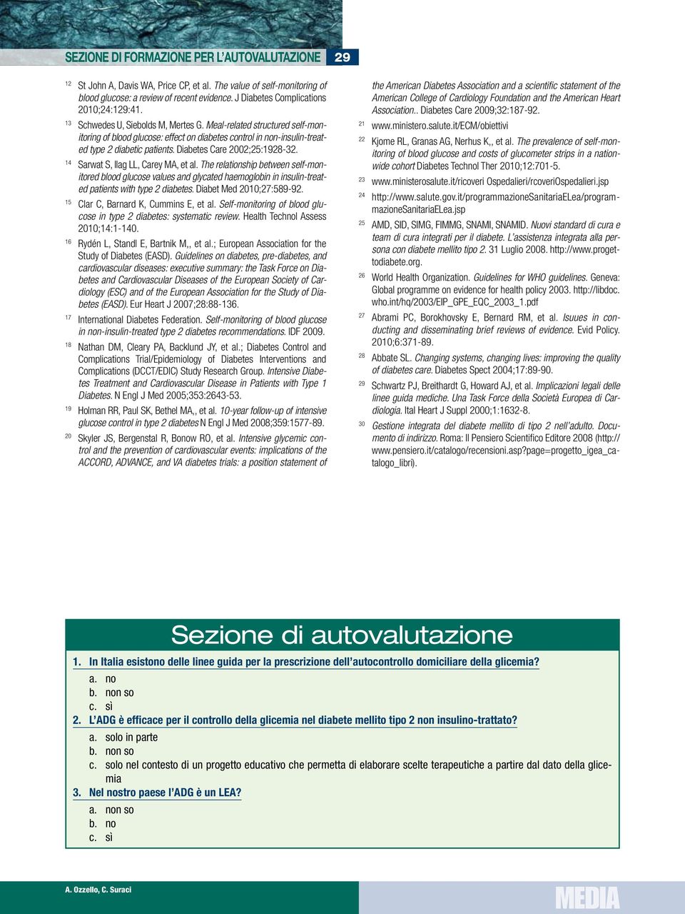 Meal-related structured self-monitoring of blood glucose: effect on diabetes control in non-insulin-treated type 2 diabetic patients. Diabetes Care 2002;25:1928-32.