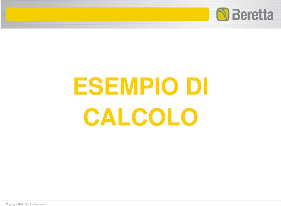 CALCOLO