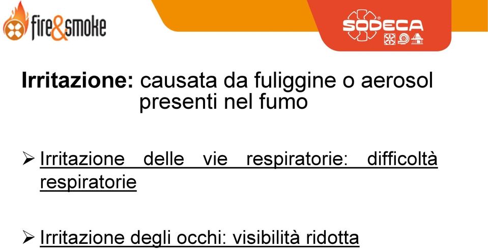 delle vie respiratorie: difficoltà