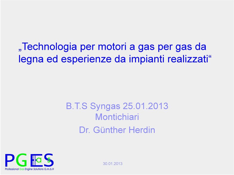 realizzati B.T.S Syngas 25.01.