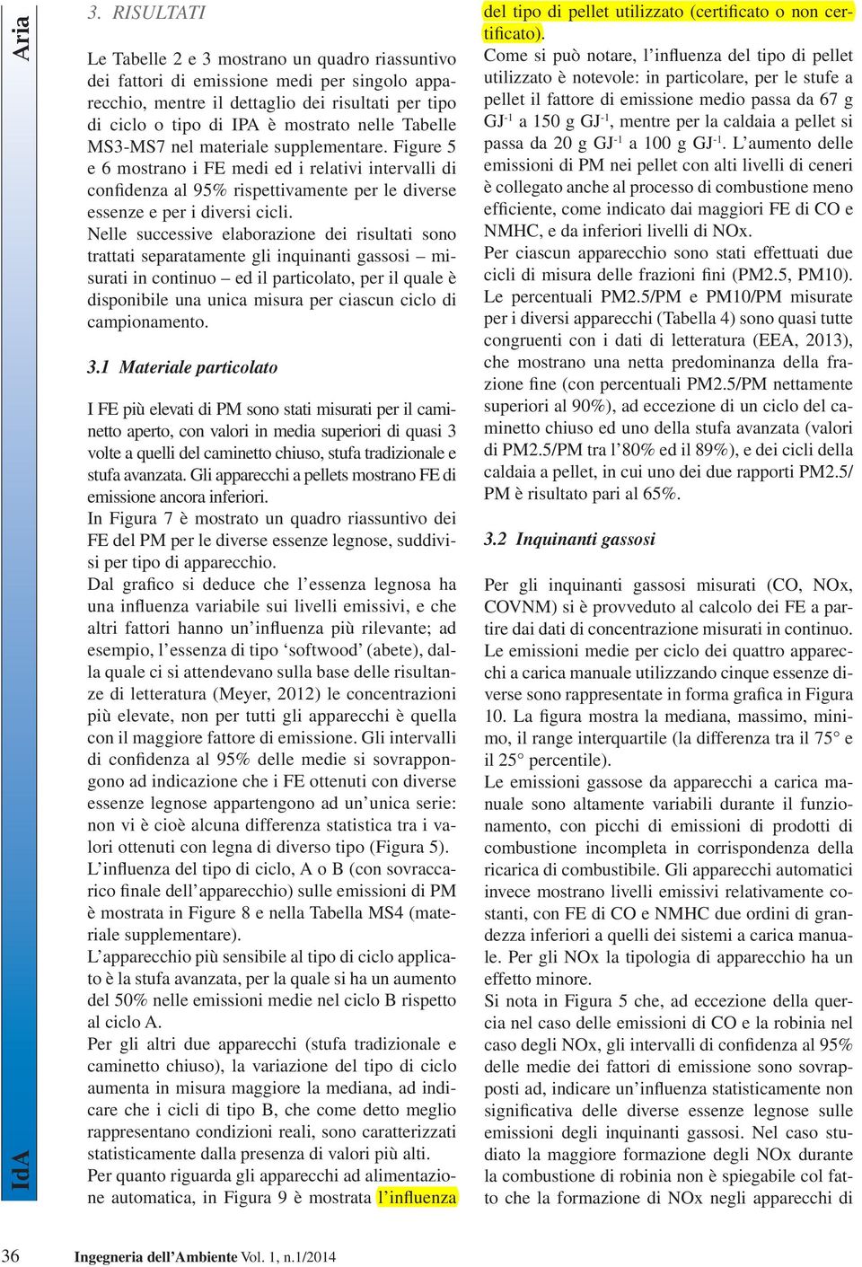 Tabelle MS3-MS7 nel materiale supplementare. Figure e 6 mostrano i FE medi ed i relativi intervalli di confidenza al 9% rispettivamente per le diverse essenze e per i diversi cicli.