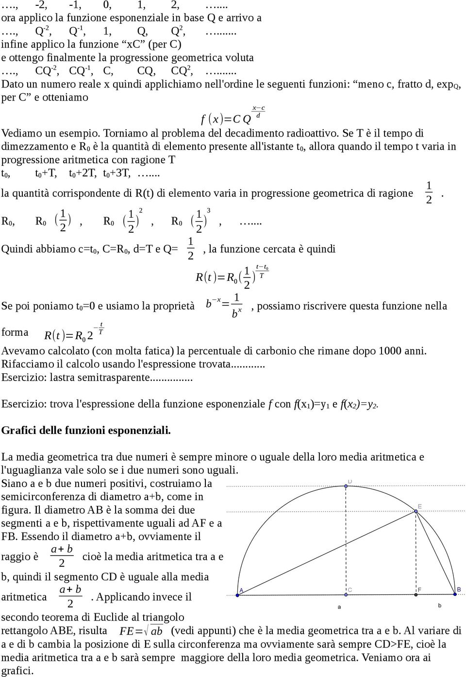 Torniamo al problema del decadimento radioattivo.