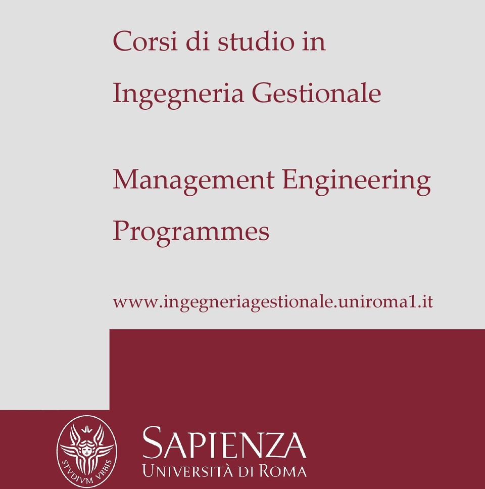 Management Engineering