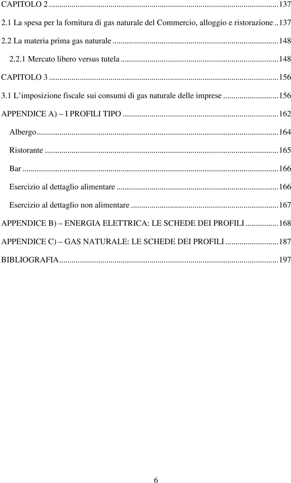 .. 156 APPENDICE A) I PROFILI TIPO... 162 Albergo... 164 Ristorante... 165 Bar... 166 Esercizio al dettaglio alimentare.