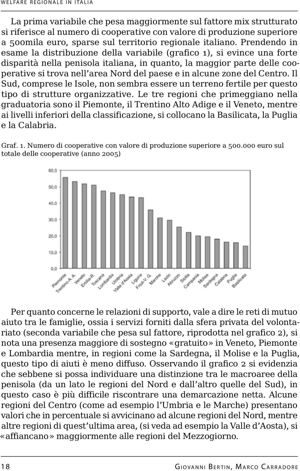 e in alcune zone del Centro. Il Sud, comprese le Isole, non sembra essere un terreno fertile per questo tipo di strutture organizzative.