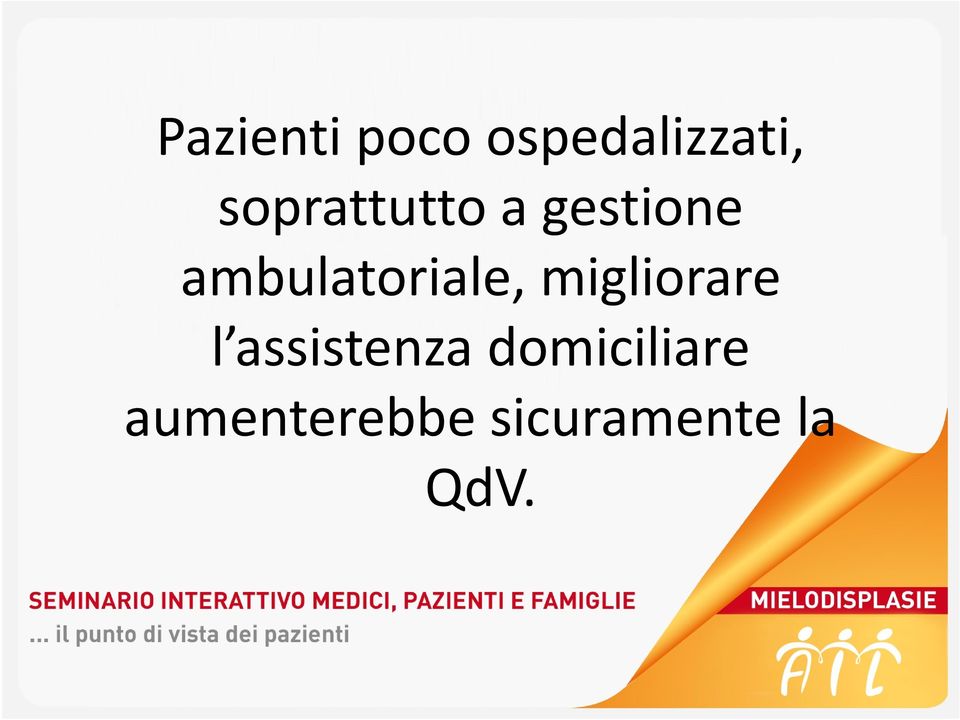 ambulatoriale, migliorare l