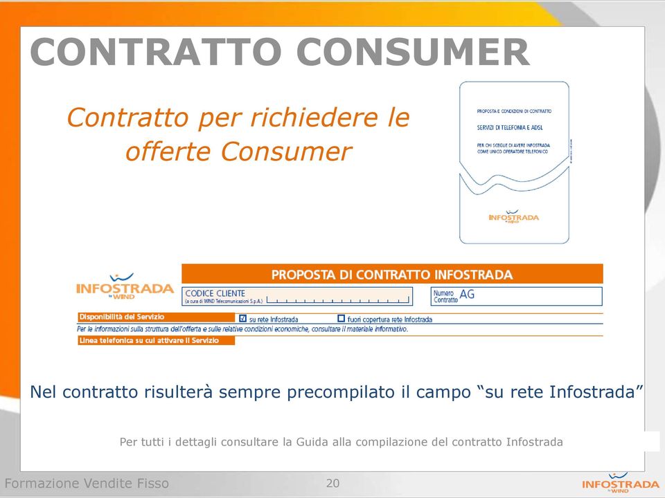 su rete Infostrada Per tutti i dettagli consultare la Guida