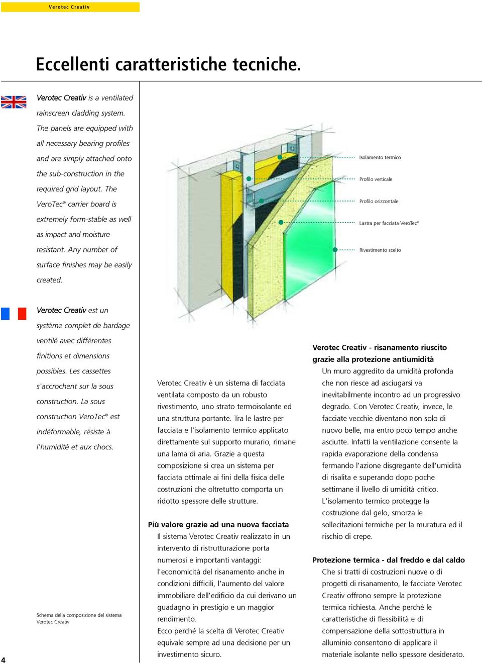 The VeroTec carrier board is extremely form-stable as well as impact and moisture resistant.