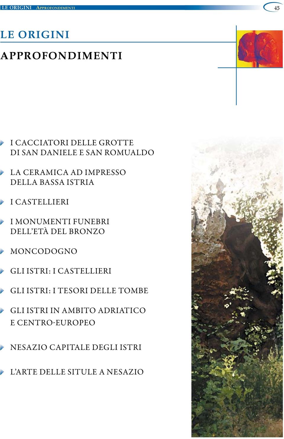 FUNEBRI DELL ETÀ DEL BRONZO MONCODOGNO GLI ISTRI: I CASTELLIERI GLI ISTRI: I TESORI DELLE TOMBE