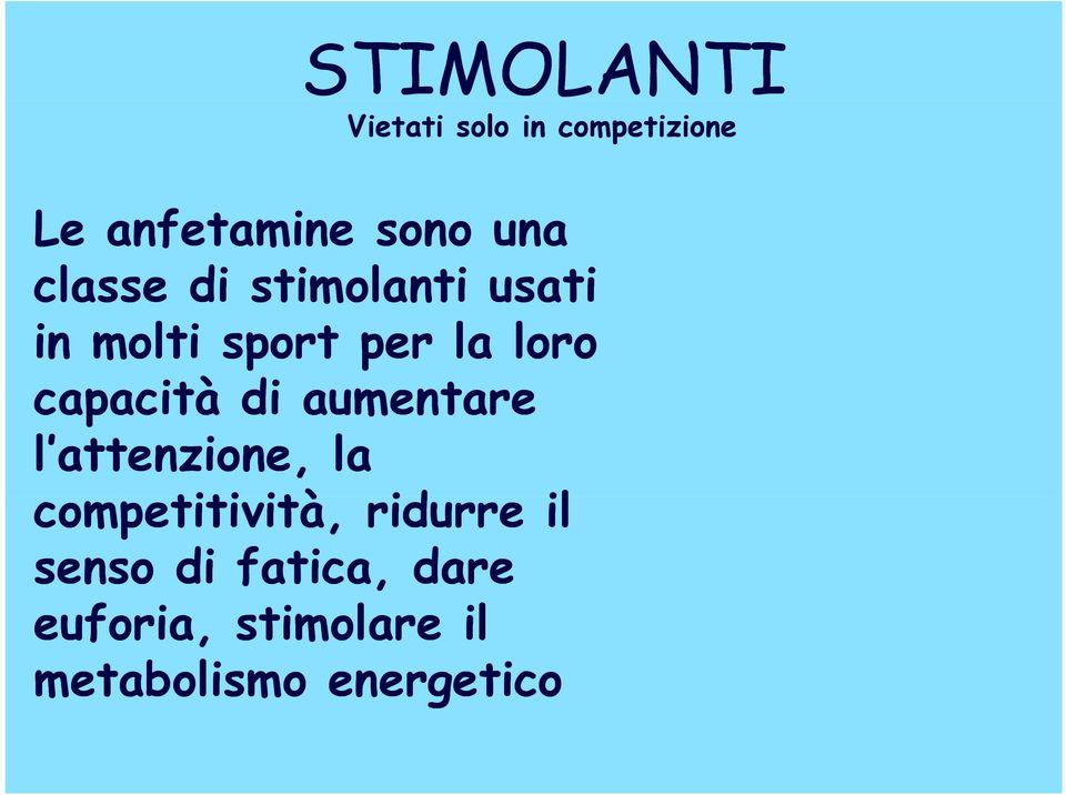 di aumentare l attenzione, la competitività, ità ridurre il