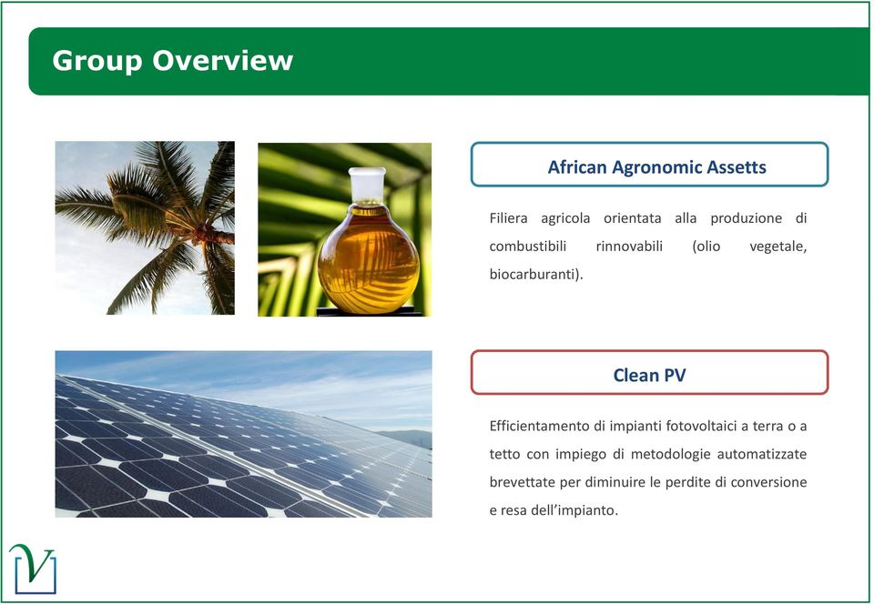 Clean PV Efficientamento di impianti fotovoltaici a terra o a tetto con impiego