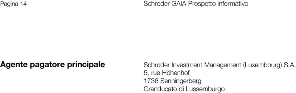 Investment Management (Luxembourg) S.A.