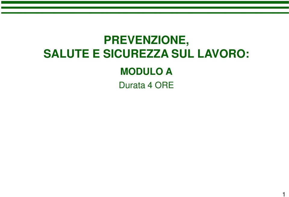 SICUREZZA SUL