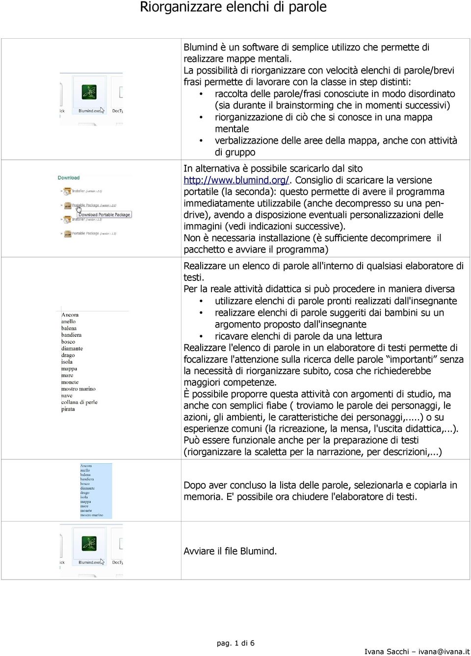 il brainstorming che in momenti successivi) riorganizzazione di ciò che si conosce in una mappa mentale verbalizzazione delle aree della mappa, anche con attività di gruppo In alternativa è possibile