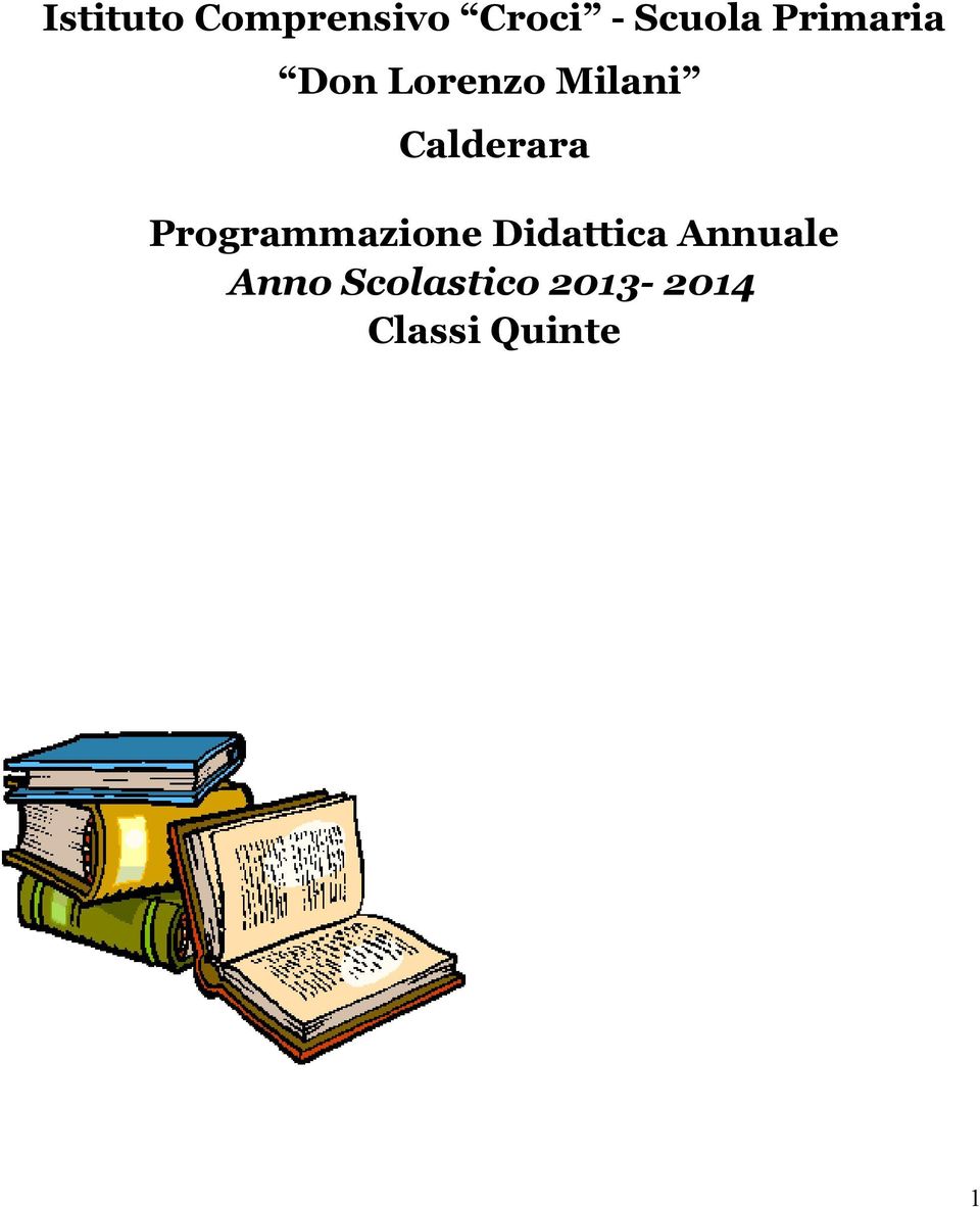 Calderara Programmazione Didattica