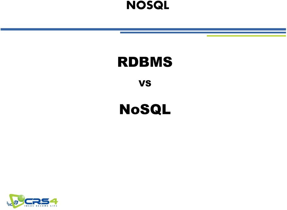 NoSQL