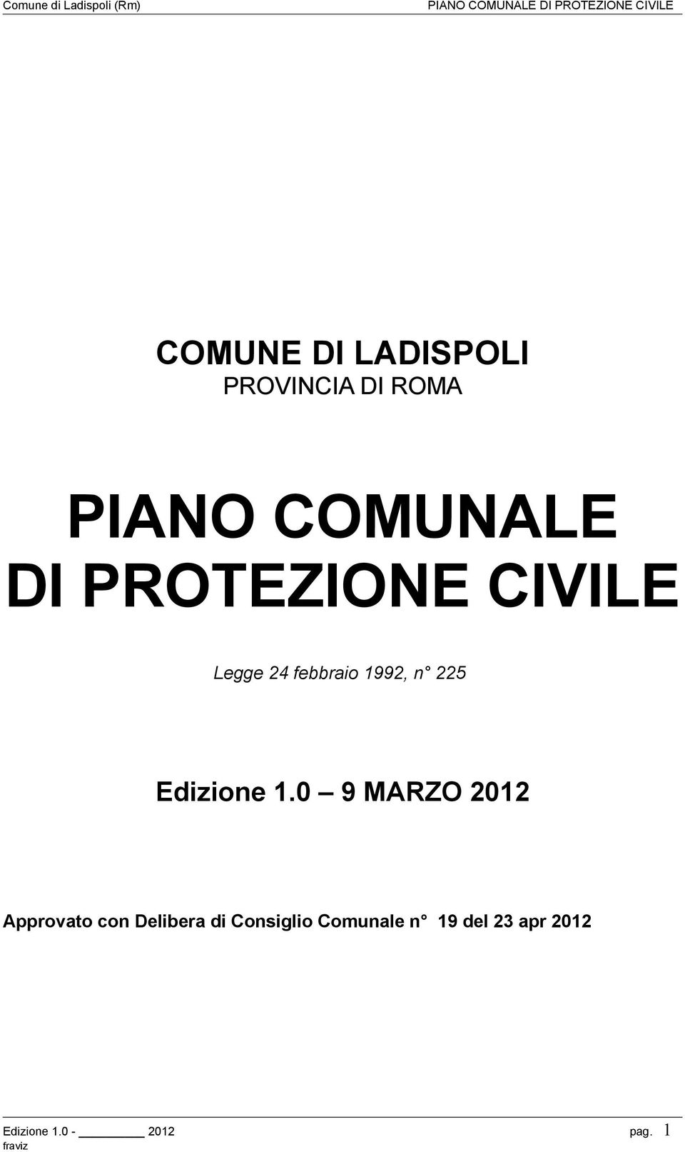 Edizione 1.