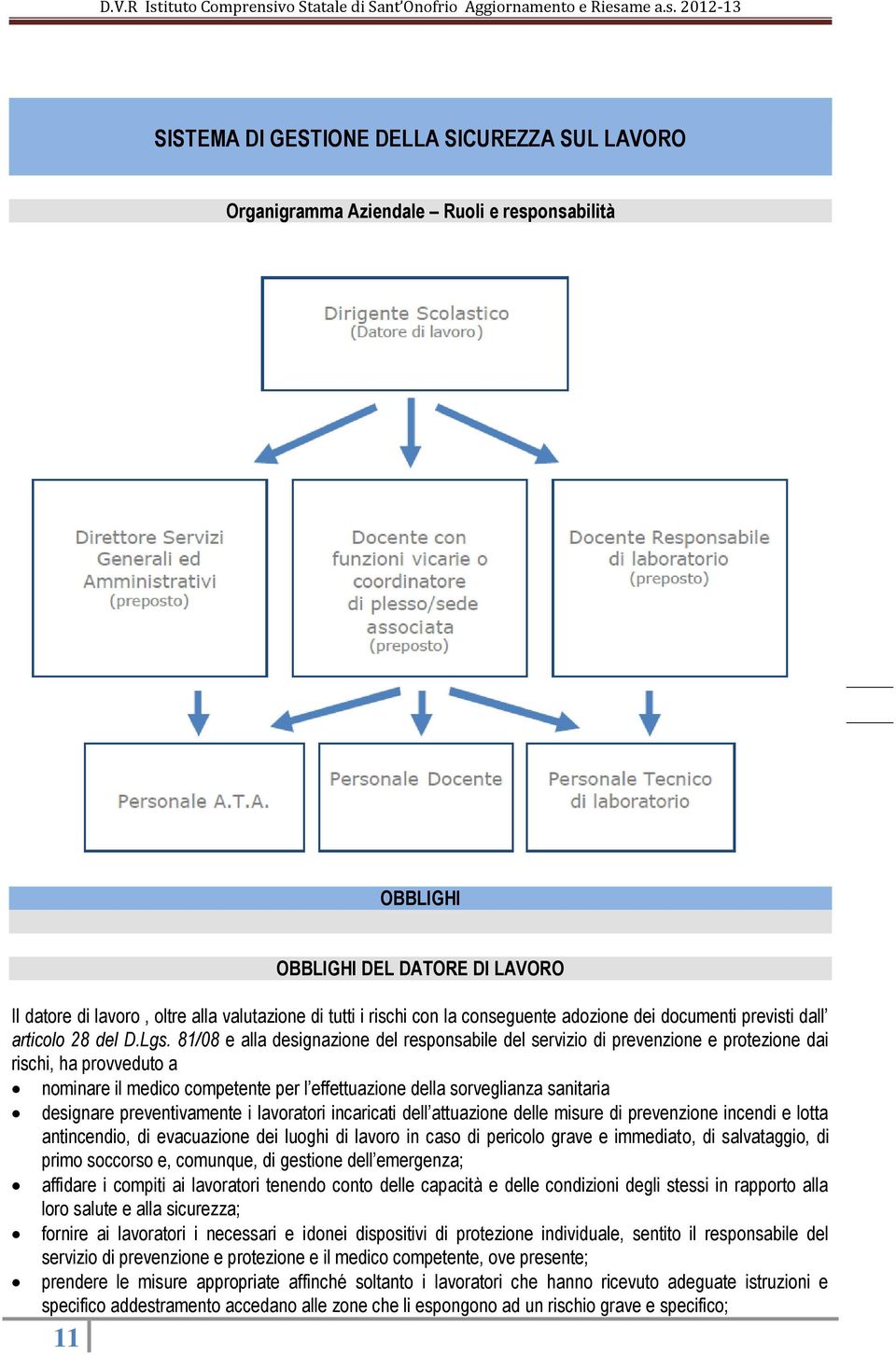 81/08 e alla designazione del responsabile del servizio di prevenzione e protezione dai rischi, ha provveduto a nominare il medico competente per l effettuazione della sorveglianza sanitaria