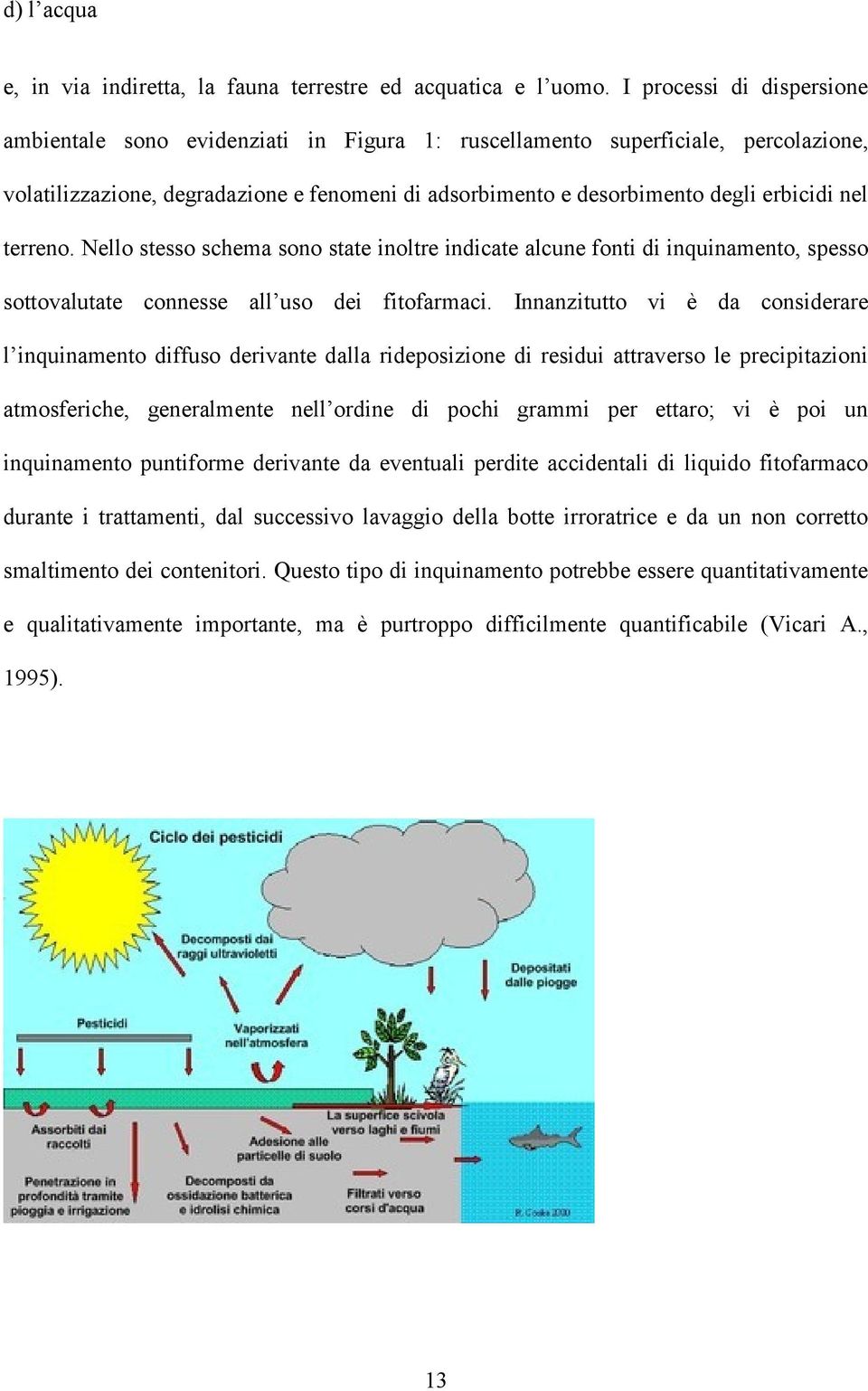 nel terreno. Nello stesso schema sono state inoltre indicate alcune fonti di inquinamento, spesso sottovalutate connesse all uso dei fitofarmaci.