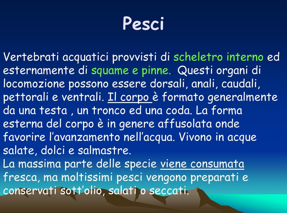 Il corpo è formato generalmente da una testa, un tronco ed una coda.