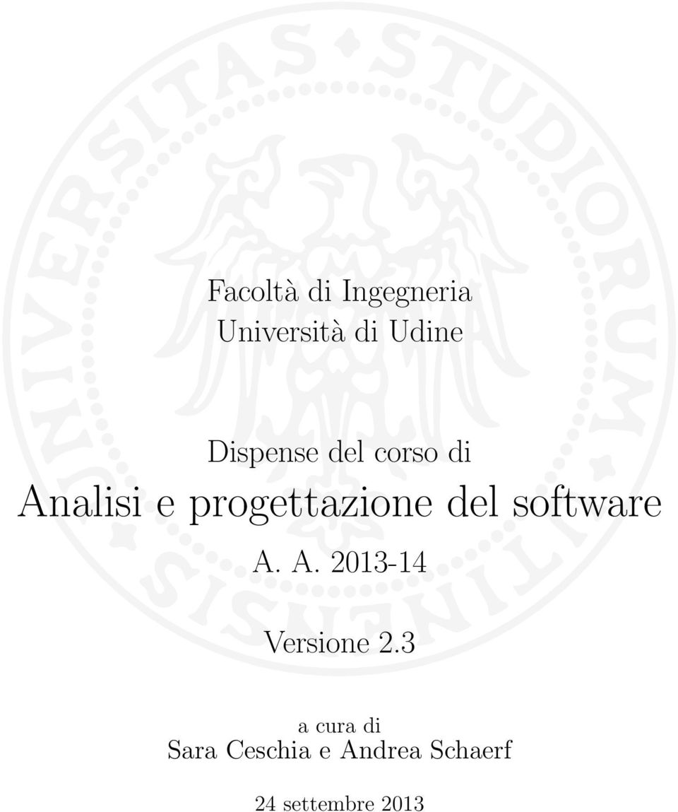 del software A. A. 2013-14 Versione 2.