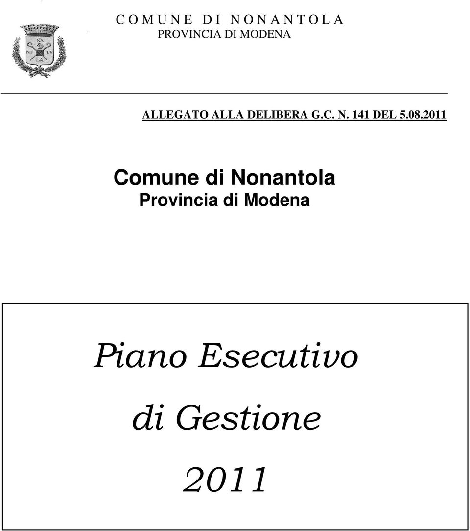 2011 Comune di Nonantola