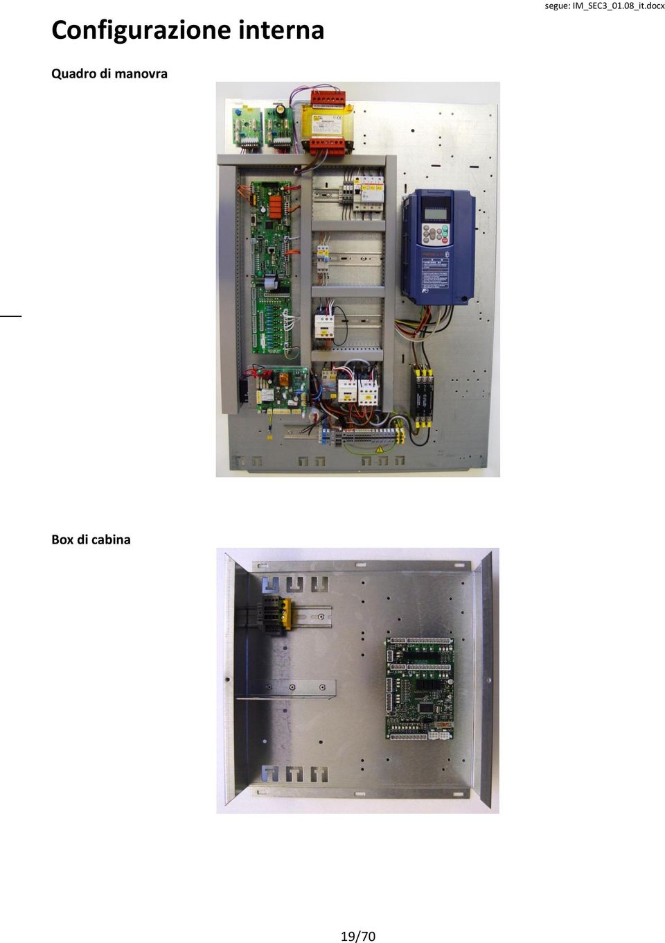 di manovra Box