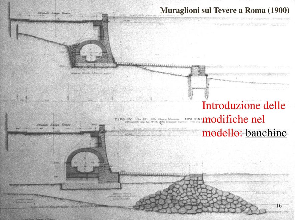 modello: banchine Crollo del