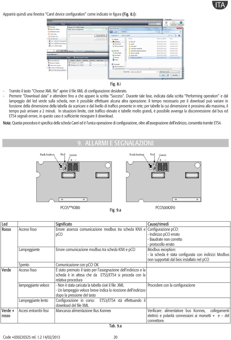 Durante tale fase, indicata dalla scritta Performing operation e dal lampeggio del led verde sulla scheda, non è possibile effettuare alcuna altra operazione.