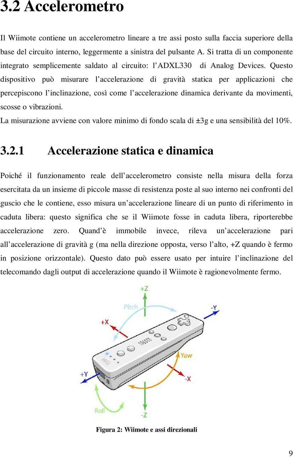 Questo dispositivo può misurare l accelerazione di gravità statica per applicazioni che percepiscono l inclinazione, così come l accelerazione dinamica derivante da movimenti, scosse o vibrazioni.