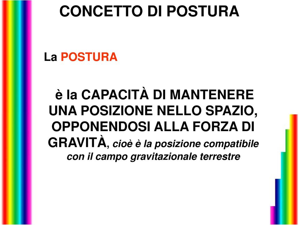 OPPONENDOSI ALLA FORZA DI GRAVITÀ, cioè è la