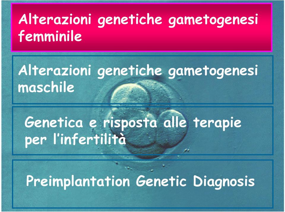 alle terapie per l infertilità