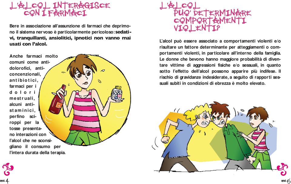 Anche farmaci molto comuni come antidolorofici, anticoncenzionali, antibiotici, farmaci per i d o l o r i mestruali, alcuni antistaminici, perfino sciroppi per la tosse presentano interazioni con l