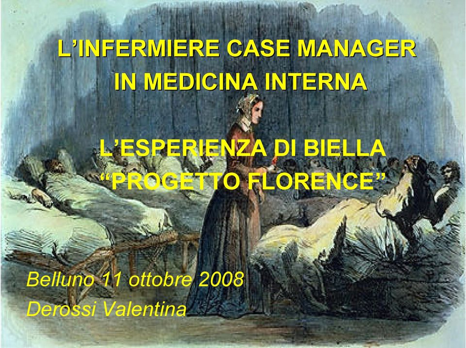 DI BIELLA PROGETTO FLORENCE