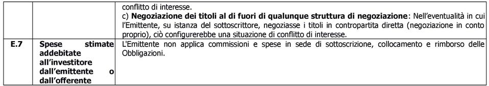 istanza del sottoscrittore, negoziasse i titoli in contropartita diretta (negoziazione in conto proprio), ciò configurerebbe