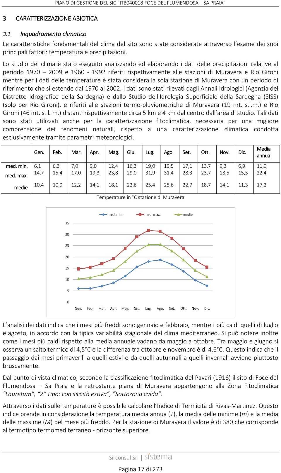 principali fattori: temperatura e precipitazioni.