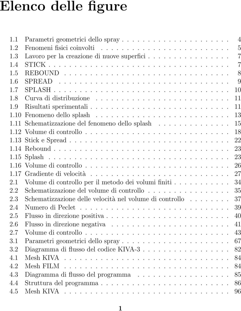 8 Curva di distribuzione.......................... 11 1.9 Risultati sperimentali........................... 11 1.10 Fenomeno dello splash.......................... 13 1.