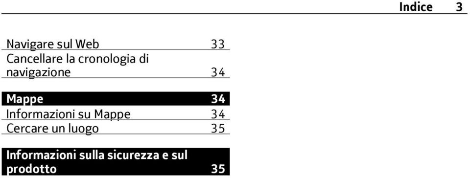 Informazioni su Mappe 34 Cercare un luogo