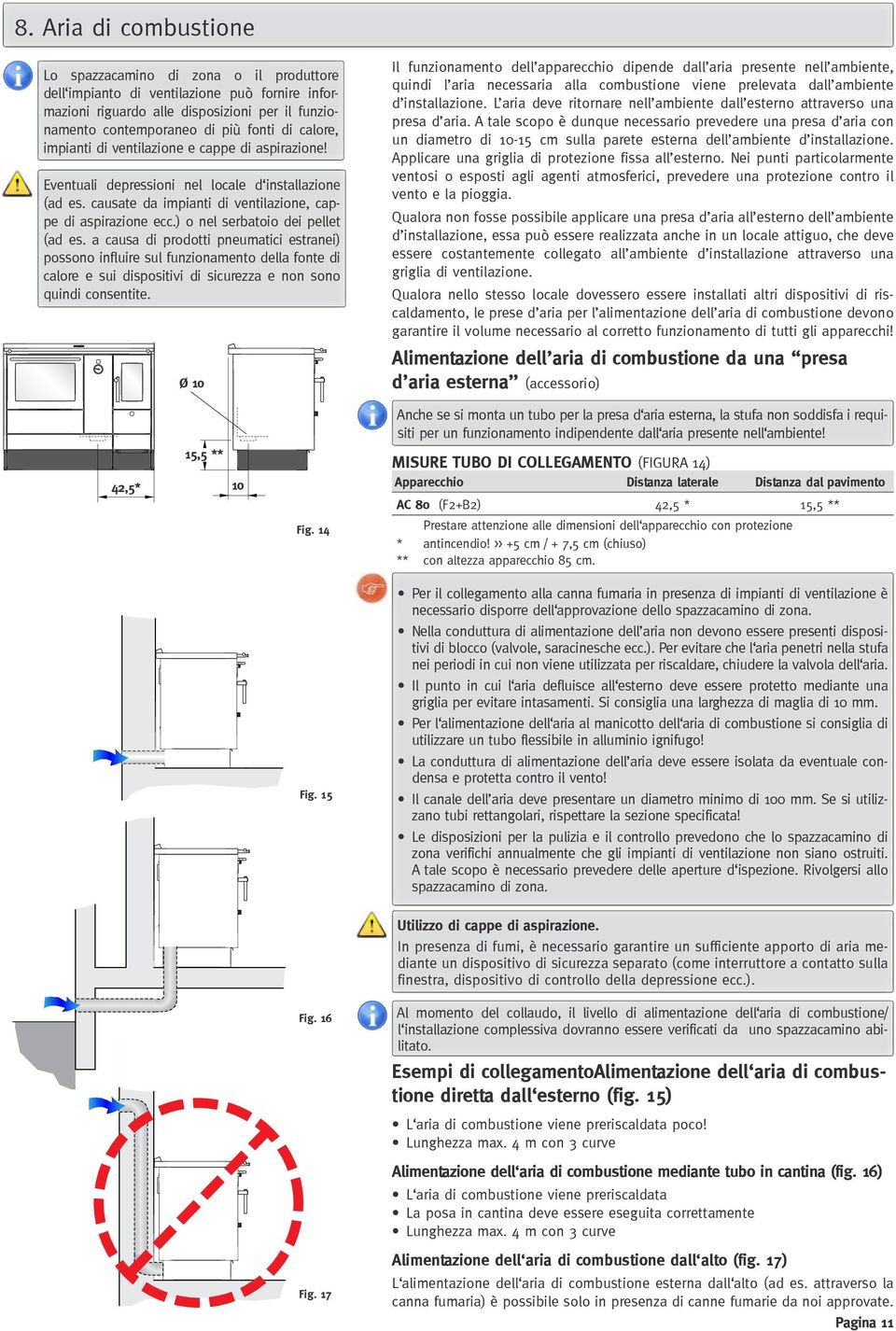 ) o nel serbatoio dei pellet (ad es. a causa di prodotti pneumatici estranei) possono influire sul funzionamento della fonte di calore e sui dispositivi di sicurezza e non sono quindi consentite.