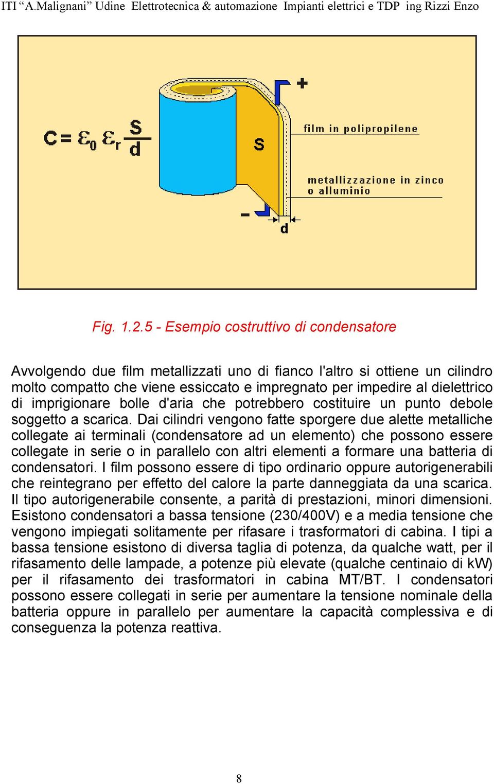 imprigionare bolle d'aria che potrebbero costituire un punto debole soggetto a scarica.