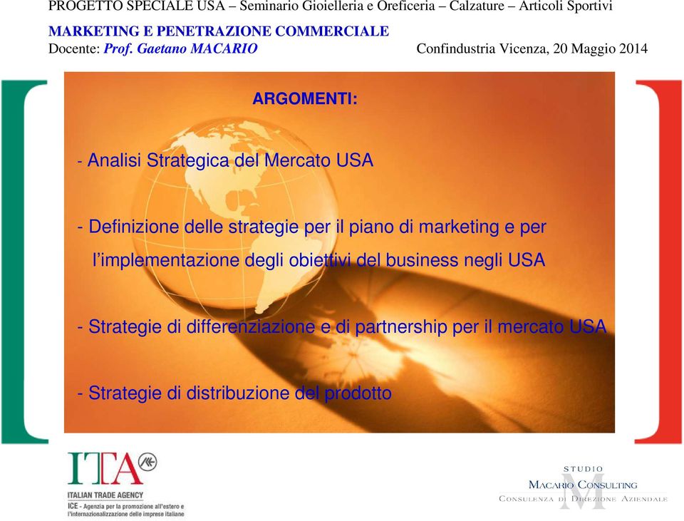 obiettivi del business negli USA - Strategie di differenziazione e