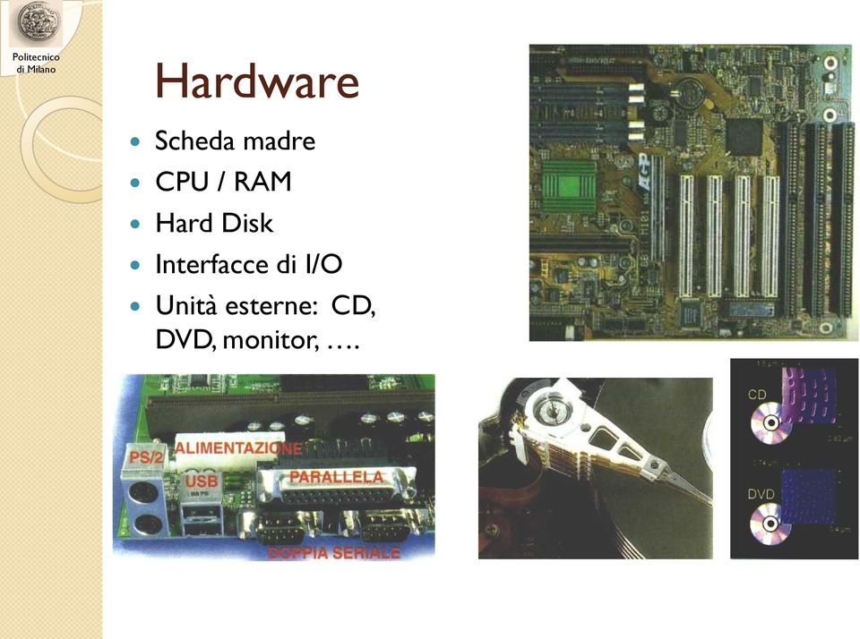 Interfacce di I/O Unità