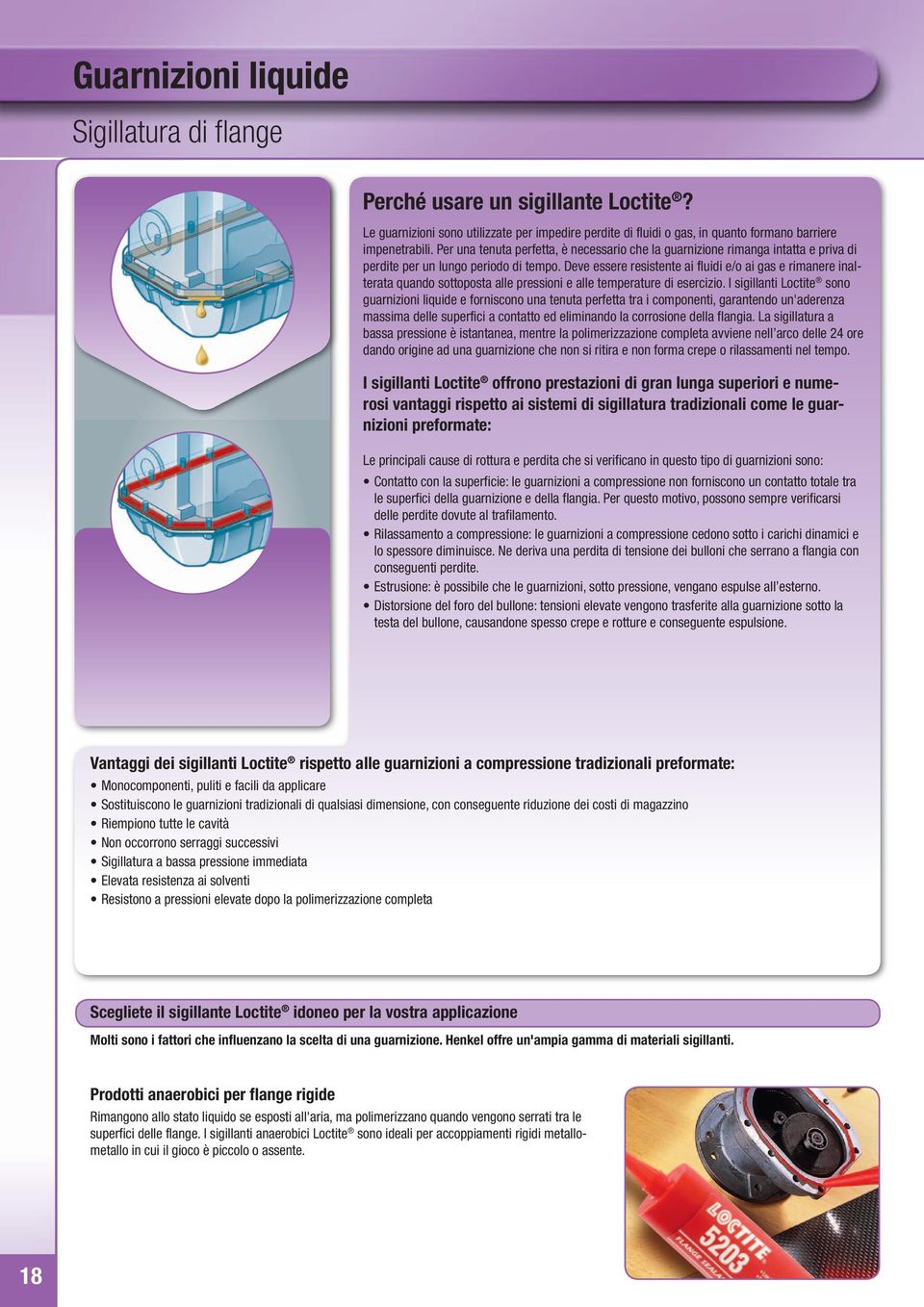 Deve essere resistente ai fluidi e/o ai gas e rimanere inalterata quando sottoposta alle pressioni e alle temperature di esercizio.