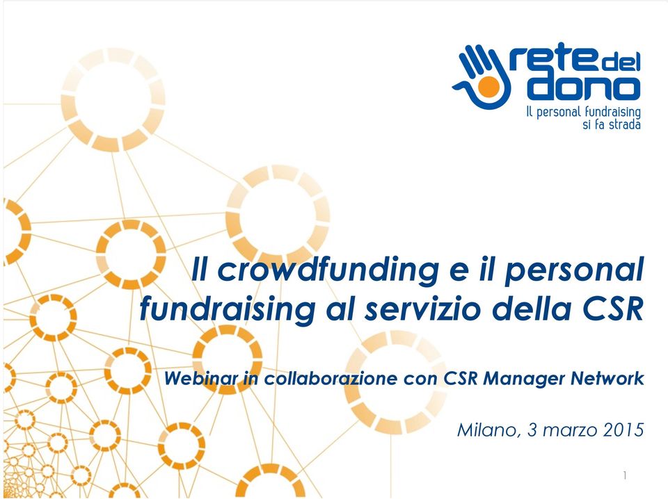 Webinar in collaborazione con CSR